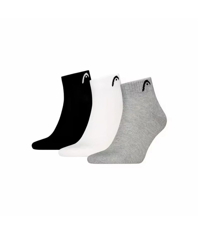Chaussettes Head Tous les sports Entraînement 3P gris/blanc/noir
