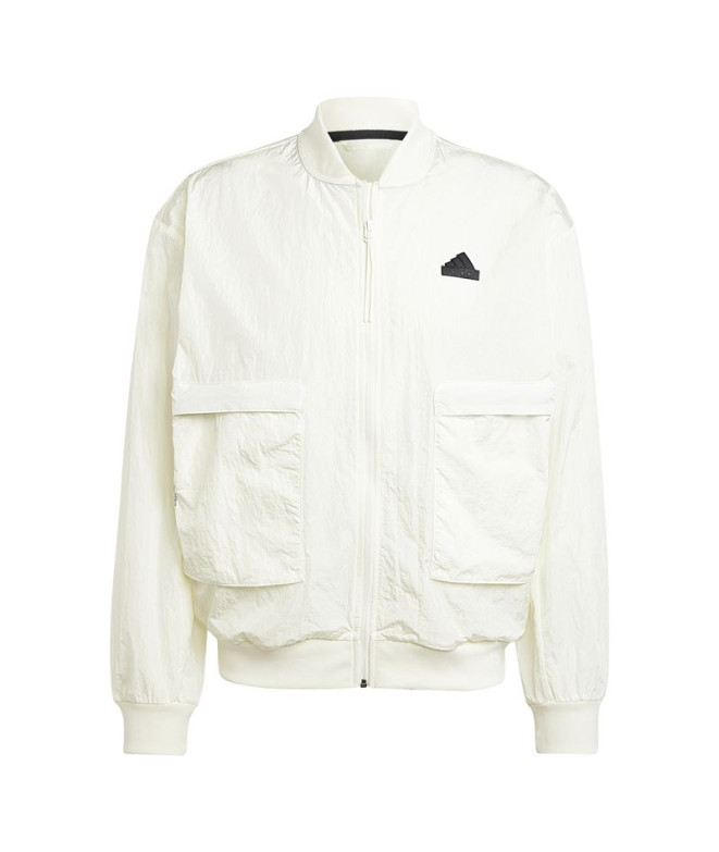 Cazadora adidas City Es e Premium Bomber Hombre Blanco