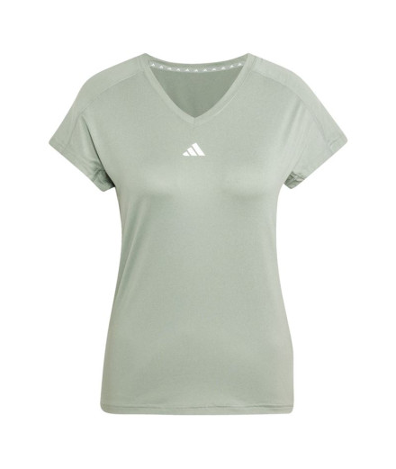 T-shirt de Fitness adidas We Min Femme Vert/Blanc