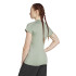 Camiseta de Fitness adidas We Min Mulher Verde/Branco