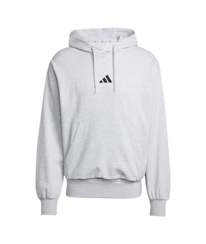 Sudadera adidas Feelcozy Hd Hombre Gris/Negro