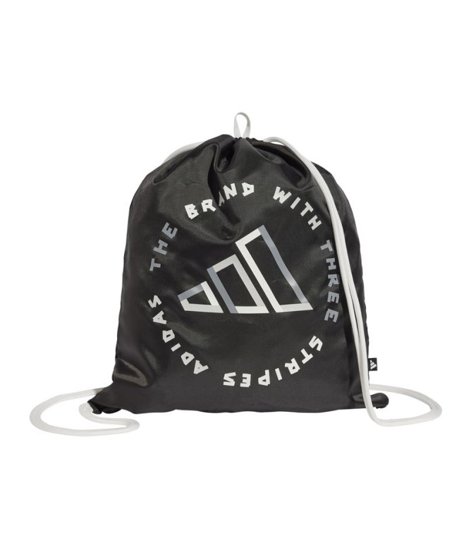 Bolsa de Deporte adidas Gymsack Tape Negro/Blanco