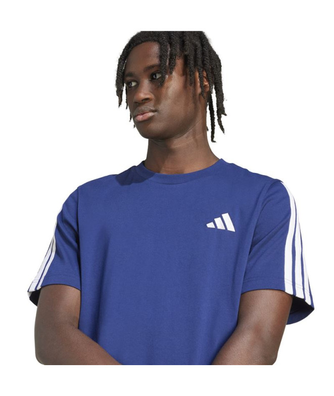 T-shirt adidas 3 Bandes Sj Homme Bleu Foncé