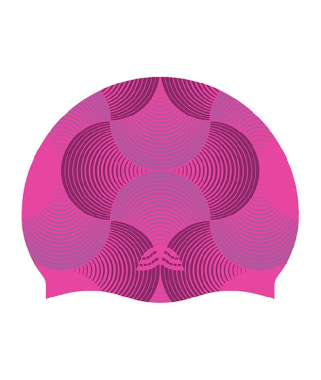 Bonnet de Natation Aquarapida Cuffia Circle Rose