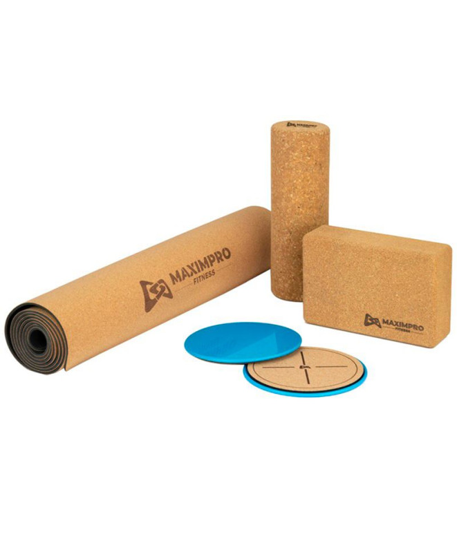 Set De Entrenamiento Yoga Eco Corcho Corcal Enebe