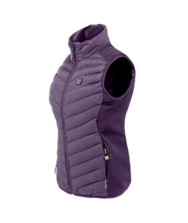 Gilet de Montagne Joluvi Heat Prune Foncé Citrique Femme