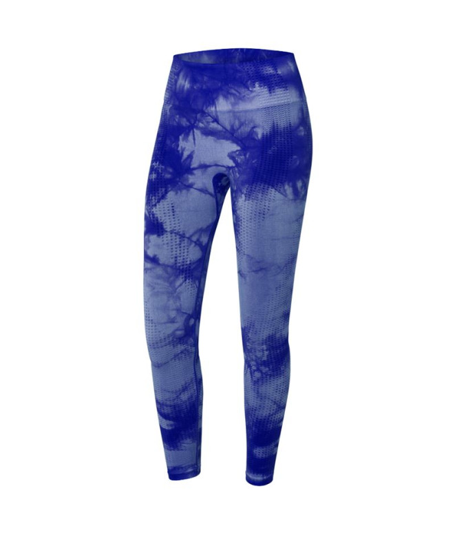 Mallas de Fitness Joluvi Tie Dye Mujer Azul Tinta/Azul Tinta