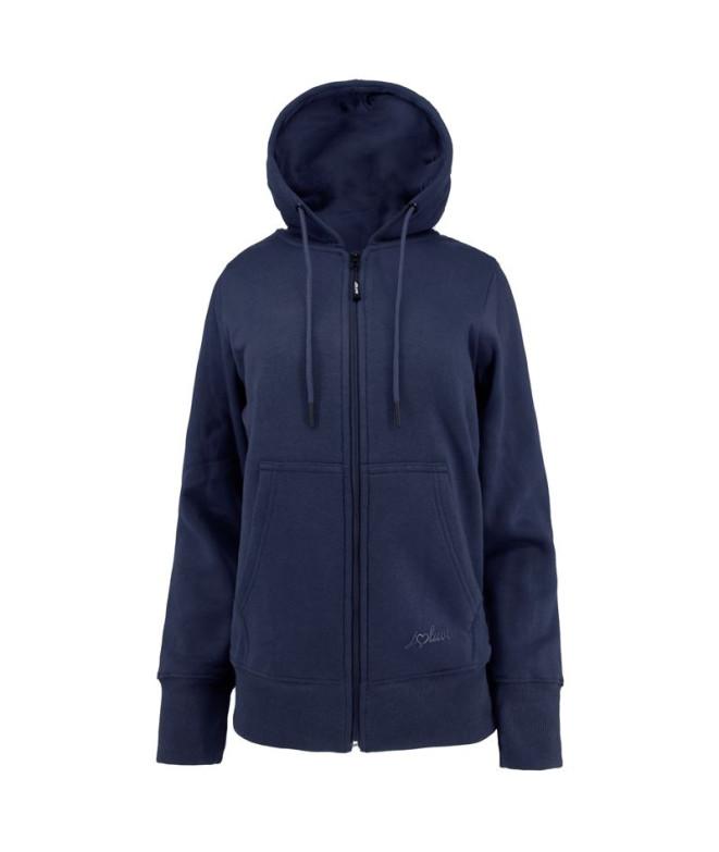Sweat de Montagne Joluvi ie Zip V2 Marine Noir Femme