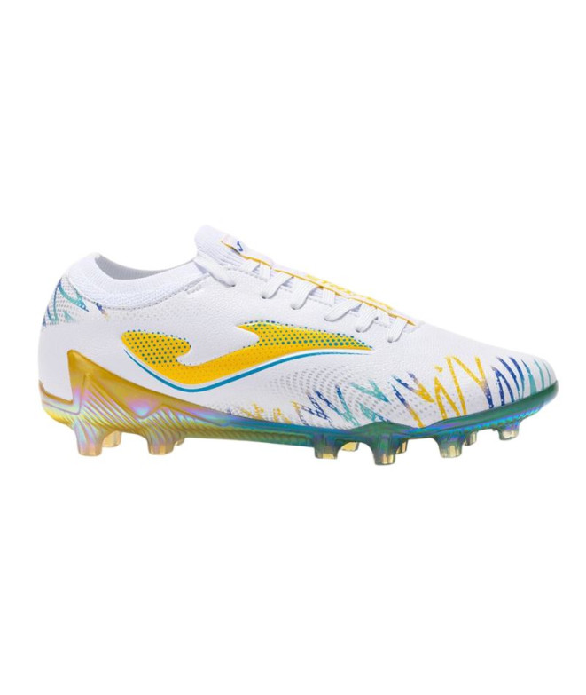 Bottes de football Joma Striker 2402 Blanc Terrain Ferme