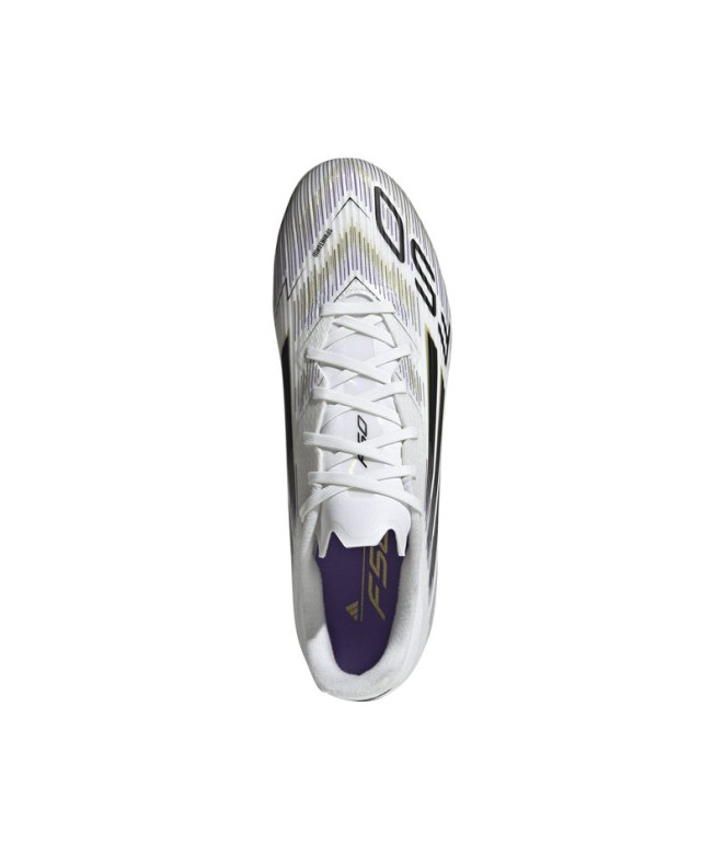 Botas de fútbol adidas F50 League Fg/Mg Blanco/Oro