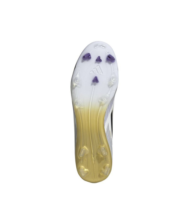 Botas de fútbol adidas F50 League Fg/Mg Blanco/Oro