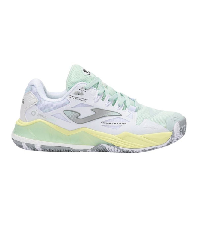 Chaussures de Pádel Spin 2502 Blanc Fille