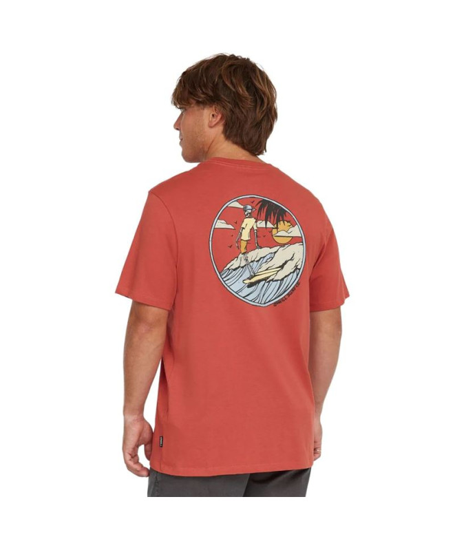Camiseta O'Neill T-Shirt Global Homem Vermelho