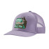 Boné Patagonia Trucker Heat Infantil Roxa