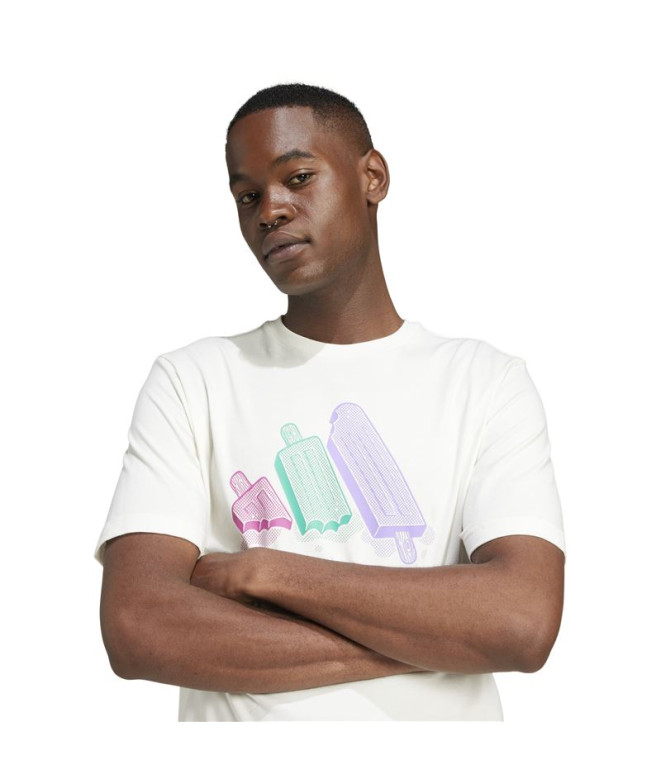 Camiseta adidas Ice Homem Branco