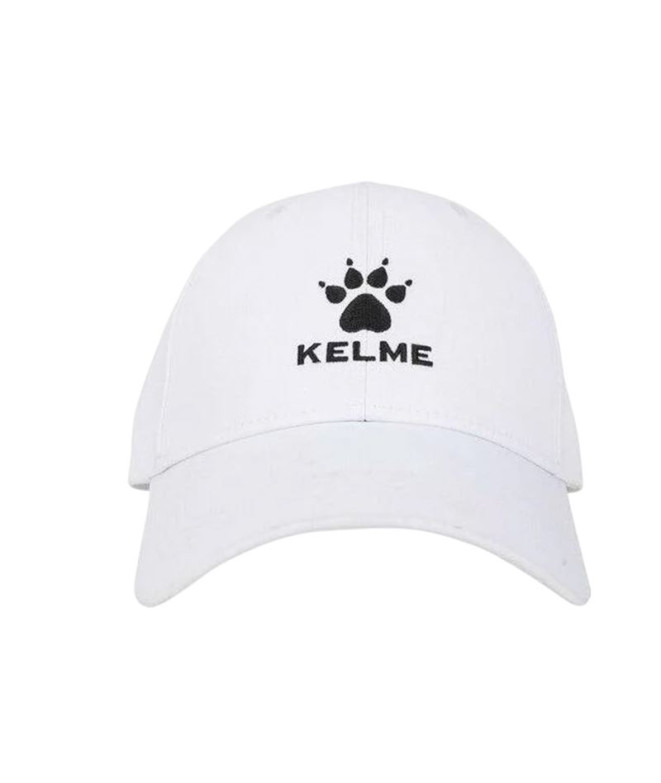 Gorra de Fútbol Kelme Cap Team Blanco-Negro
