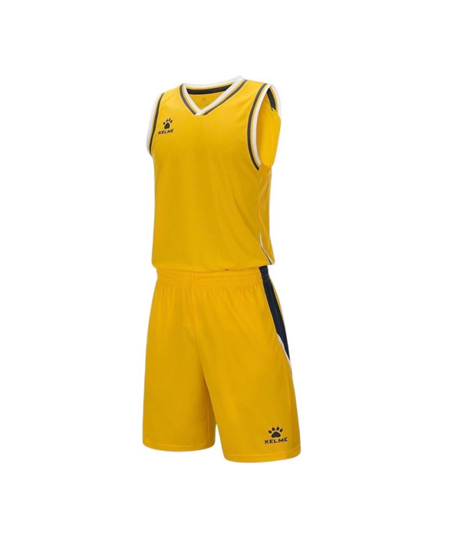 Conjunto de Futebol Kelme Set Pick And Roll Sr Homem Amarelo