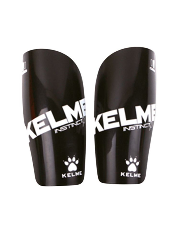 Espinillera de Fútbol Kelme Leg Guard Classic Negro-Blanco