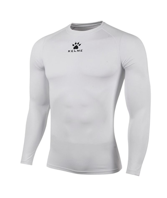 Camiseta de Fútbol Kelme Therm. L/S T-S Team Infantil Blanco