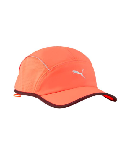 Boné de Running Puma Runner Visor 5, Glowing Red, Homem
