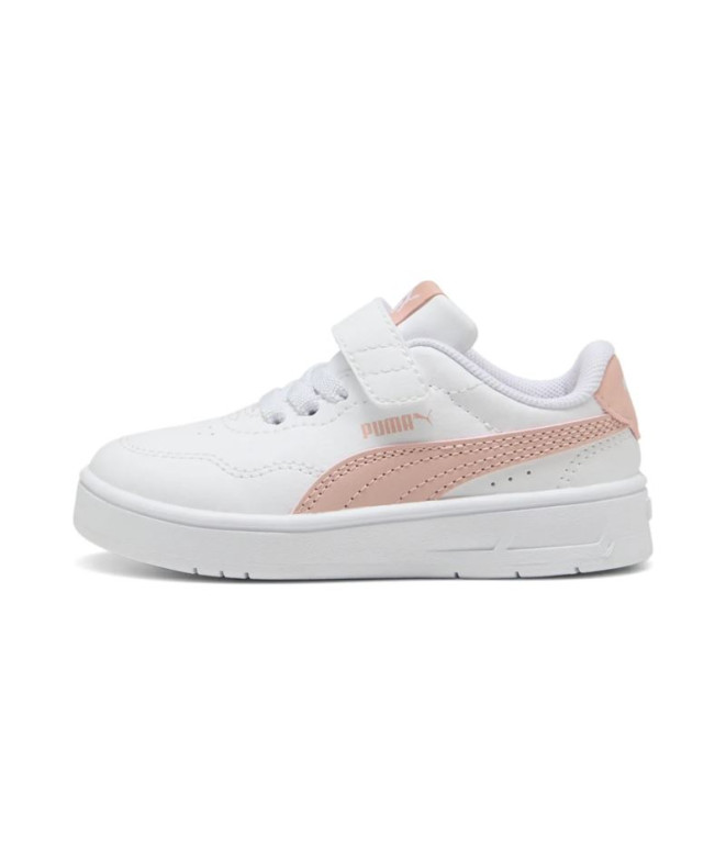 Zapatillas Puma Court Lally Ac+ Inf Niña Blanco/Rosa