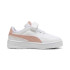 Chaussures Puma Court Lally Ac+ Inf Fille Blanc/Rose
