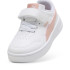 Chaussures Puma Court Lally Ac+ Inf Fille Blanc/Rose