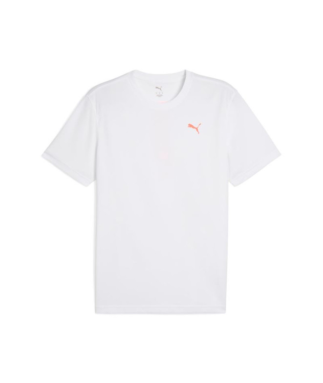 Camiseta de Running Puma Graphics Running Fas, Whi Homem