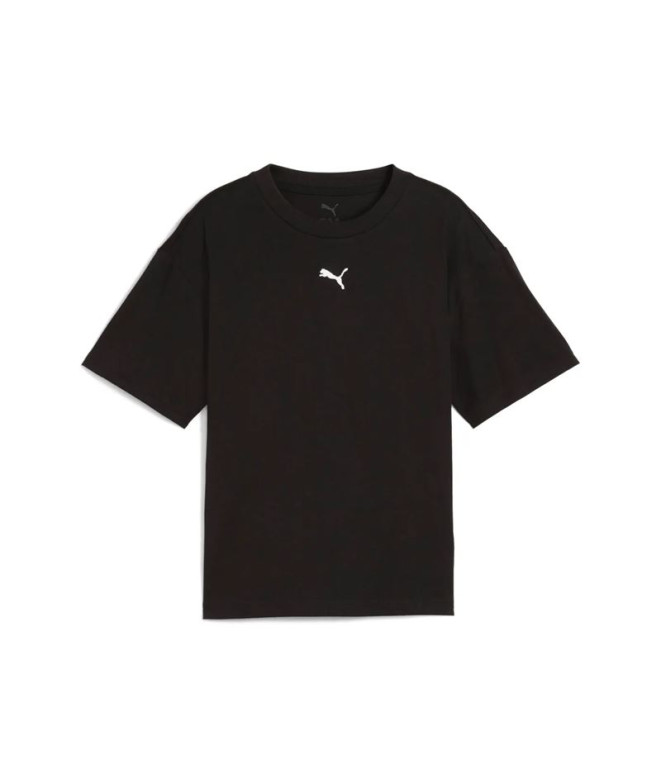 T-shirt Puma Essentials Boxy G Fille Noir
