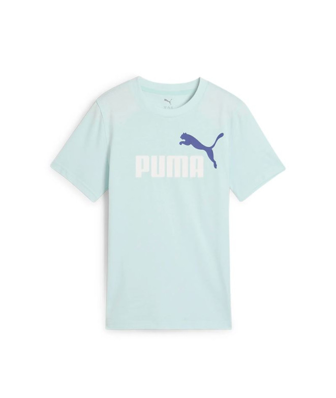Camiseta Puma Essentials 2 Color No.1 Log, Peaceful Blu, Menino