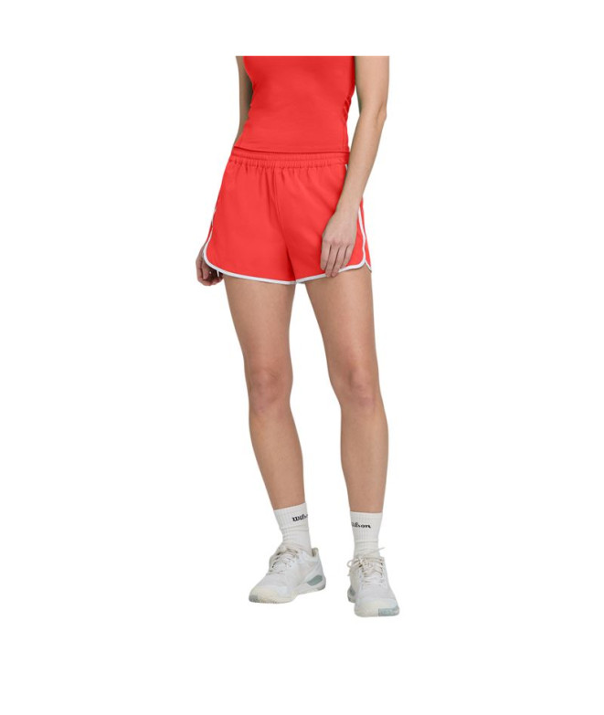 Pantalon de Pádel Wilson Team Short Femme Rouge