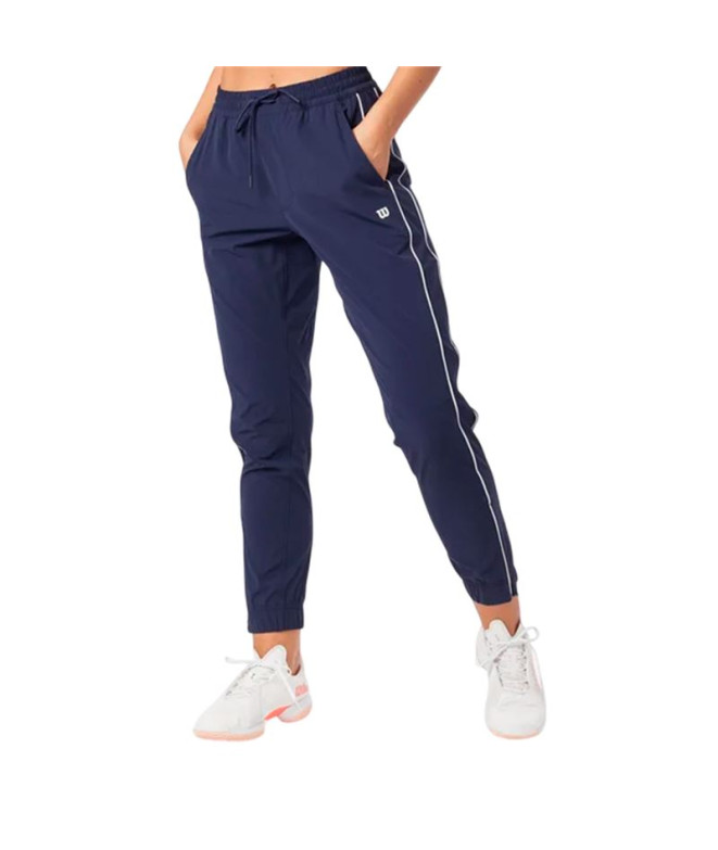 Pantalon de Pádel Wilson Team Warm-Up Classic Navy Femme