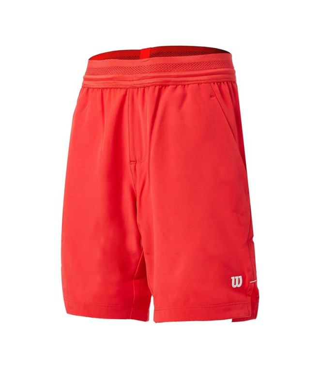 Pantalón de Pádel Wilson Yb Youth Team Short 5” Inseam Rojo Infantil