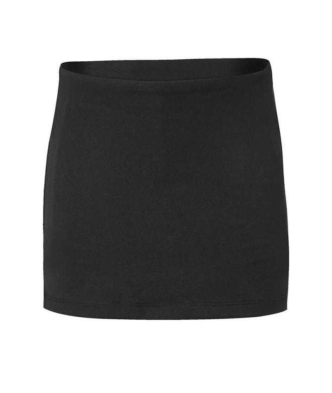 Jupe de Pádel Wilson Équipe Jeunesse Yg Pantalon Plat Noir Enfant