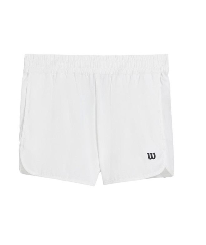 Pantalon de Pádel Wilson Yg Youth Team Short Blanc Enfant