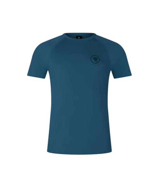 Camiseta de Ciclismo Endura Hummvee S/S Tech Tee Bab Homem Azul Barra
