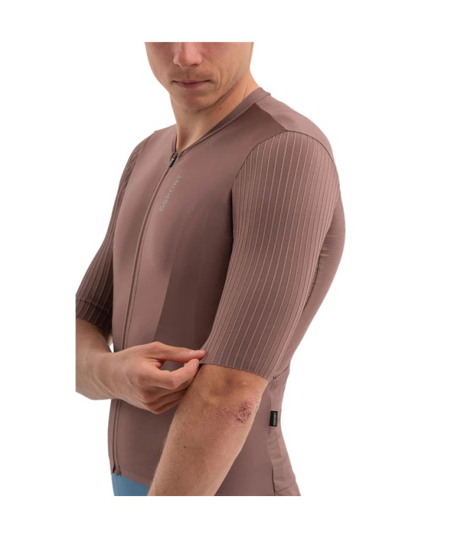 Maillot de Ciclismo Gsport Aero Atom Homem Marrom