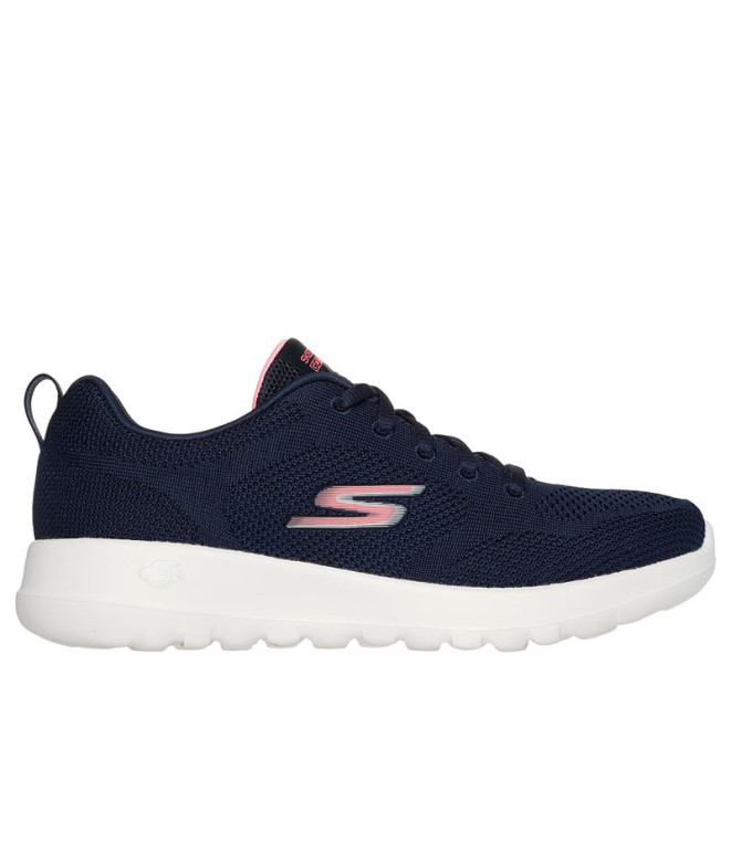 Sapatilhas Skechers Go Walk Joy Azul Marinho/Rosa T Mulher