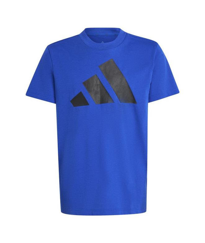 T-shirt adidas Bl 160 Enfant Bleu/Noir