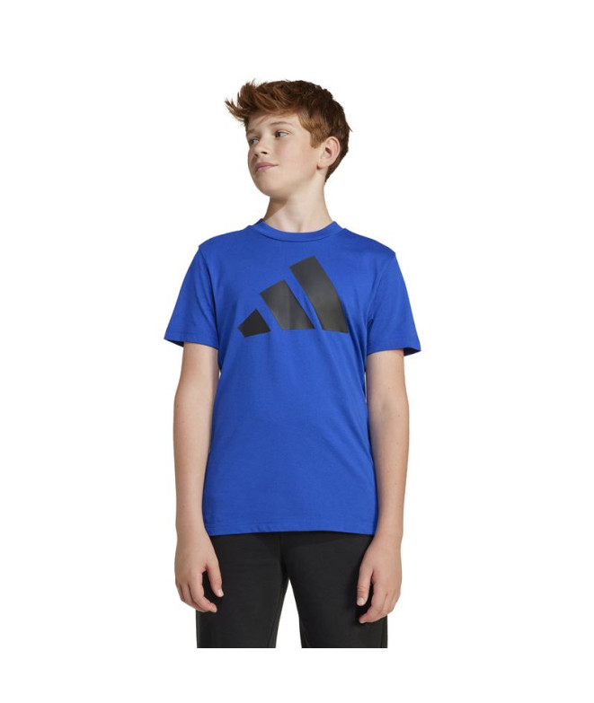 T-shirt adidas Bl 160 Enfant Bleu/Noir