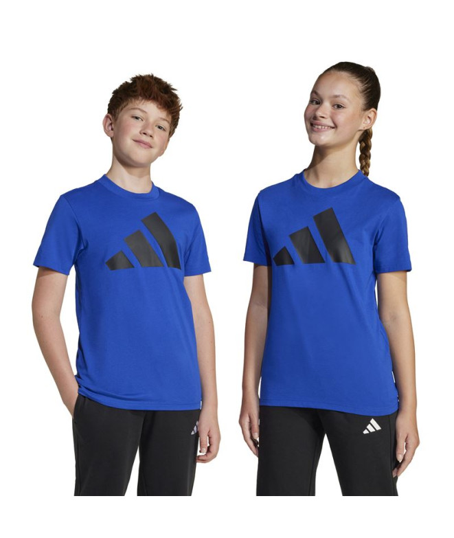 T-shirt adidas Bl 160 Enfant Bleu/Noir