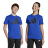 Camiseta adidas Bl 160 Infantil Azul/Preto