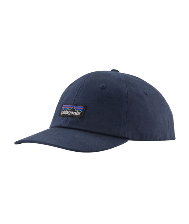 Boné de Montanha Patagonia P-6 Label Trad Azul Marinho