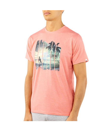 Camiseta Alphadventure Kusura Homem Shell Rosa Vigore