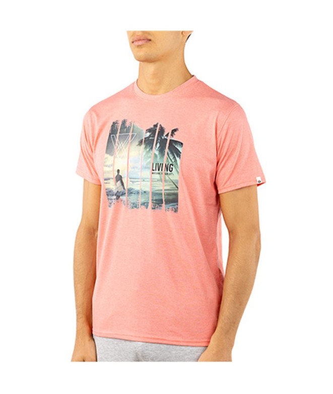 Camiseta Alphadventure Kusura Homem Shell Rosa Vigore