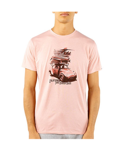 Camiseta Alphadventure Fuo Homem Mellow Rose Vigore