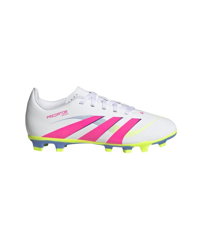 Botas de Futebol adidas Predator Club Fg/Mg Infantil Branco