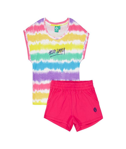 Set Go & Win Set Algodão Miyaku Menina Carmine Rosa