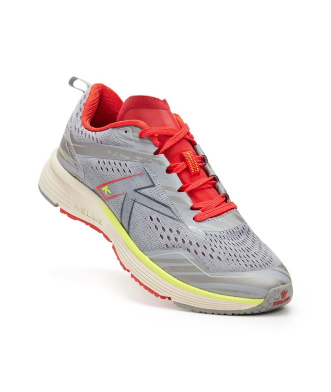 Chaussures de Running Kelme Valencia Gris/Rouge