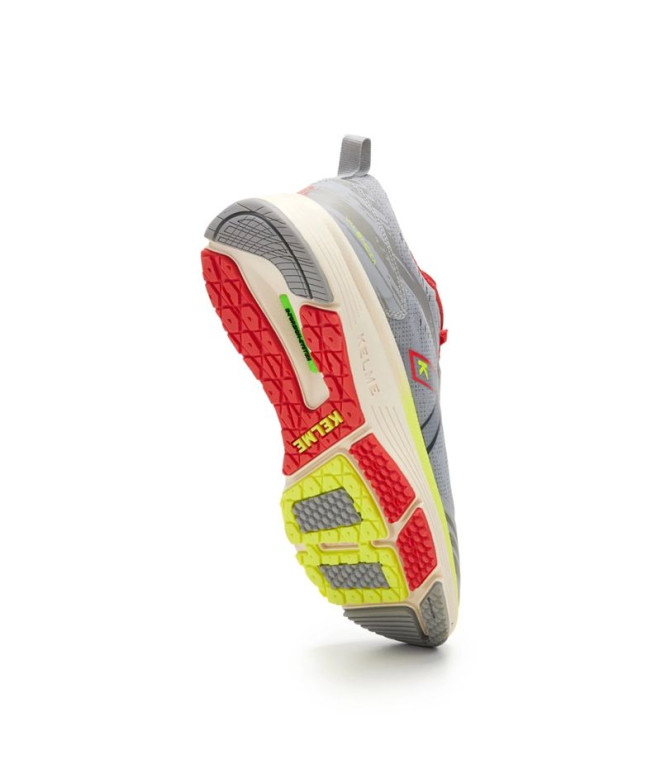 Chaussures de Running Kelme Valencia Gris/Rouge